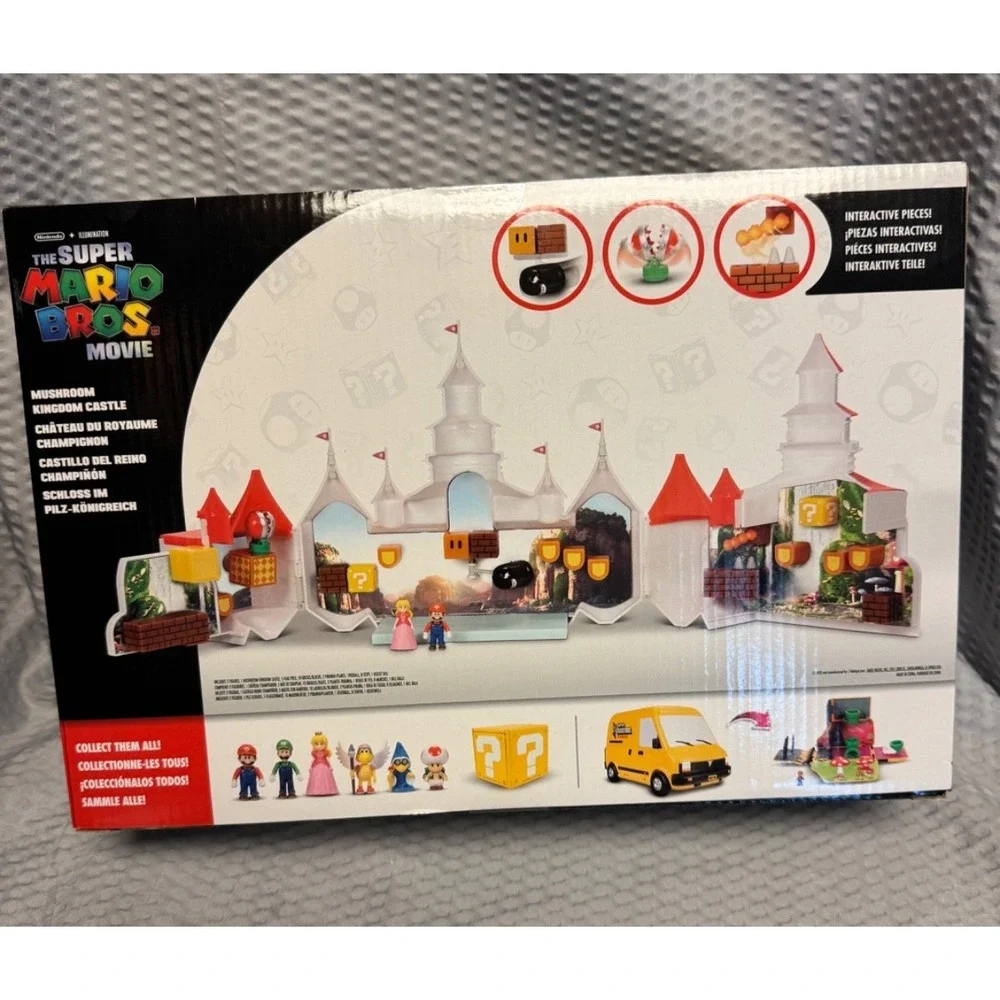 The Super Mario Bros Movie Play Set [ Mushroom Kingdom Castle ] NEW